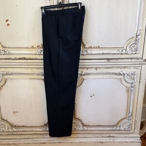 Chaps Black Dress Pants - Tailored Straight Leg